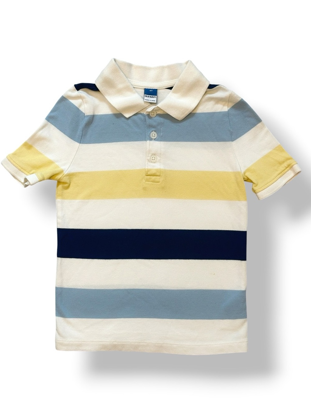 Old Navy | Wide Rugby Stripe Polo Shirt (4T)
